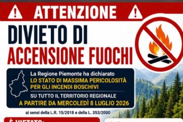 ATTENZIONE Rischio di incendi boschivi